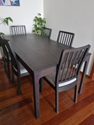Stół rozkładany Ikea + 6 krzeseł