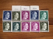 III RZESZA NIEMIECKA - stare znaczki pocztowe - zestaw (5)