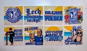 Vlepki 8x8 Lech Poznań, Tifo + gratisy