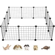 Kojec klatka wybieg zagroda dla królików świnki kota psa szczeniąt 90x90cm