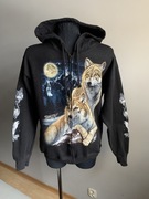 Bluza Wilki Wolf z wilkami górska uniseks XL bawełna piękna