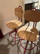 KULLABERG dwa krzesła obrotowe do jadalni Ikea