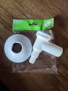 Syfon do pralki natykowy biały Tycner