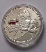 10zł Solidarność 2000r Srebro Menniczy połysk Piękna