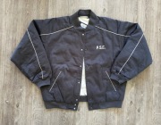 Nowa Kurtka Prohibited Stadium Jacket L Bomber Szara Y2K Streetwear