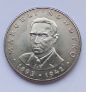 20 zł Marceli Nowotko 1983 r najrzadszy rocznik.
