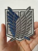 Naszywka Attack on Titan anime na rzep haftowana Scout Regiment