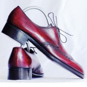 Saks Fifth Avenue buty 41 burgund meermin tlb crockett satgent