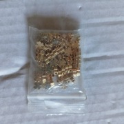 Mini koraliki dystansowe, koniczyna, 4 płatki, kwiat, 5 mm