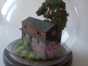 Mała diorama w szklanej kuli / podświetlana/ - Faller 1:87