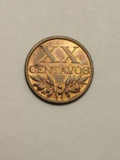 Sprzedam monetę Portugalia 20 centavo 1961r. stan bardzo dobry