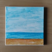 Akwarela na płótnie MORZE