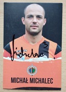 Autograf oficjalna karta klubowa Chrobry Głogów 2018/19 Michalec