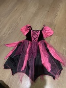 Sukienka czarownicy halloween 4/5 lat 