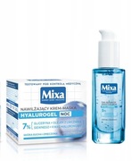 Zestaw Mixa Hyalurogel Nawilżający Krem- maska Do Twarzy na Noc + Serum