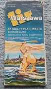 mapa WARSZAWA plan miasta