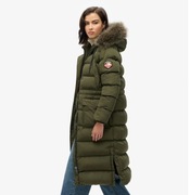 Kurtka damska zimowa Rozmiar: 40 Superdry Everest ze sztucznym futrem