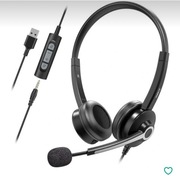 NULAXY Zestaw słuchawkowy do komputera  mikrofonem