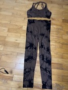 komplet czekoladowy shein brąz czekoladowy S