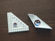 Elementy Lego 92584pb001R i 87614pb003 do 3367 Space Shuttle