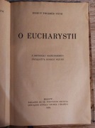 Biskup Tihamer Tóth - O Eucharystii (1939)