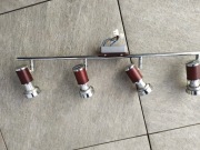 Lampa LED 4 żarówki  sprawna