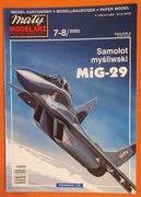 Mały Modelarz 7-8/2002. Samolot myśliwski MIG-29