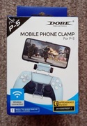 Uchwyt na telefon DOBE  do kontrolera PS5 Biały