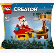 LEGO Sanie Święty Mikołaj Gwiazdor Renifer prezent pod choinkę