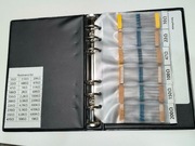 REZYSTOR zestaw książką 10ohm-1mohm 0,25W 1% TNT METAL 30 wart po 10 szt