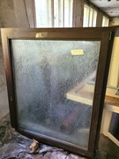 okno drewniane 129x155 cm jednoskrzydłowe szyba zespolona 