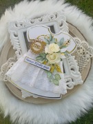 Kartka okolicznościowa handmade na komunię, pamiątka komunii świętej