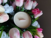 Świeca sojowa z knotem drewnianym 