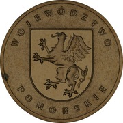 2 zł Herby województw: Pomorskie worek menniczy 2004