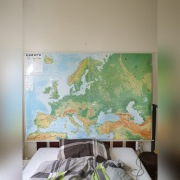 Mapa fizyczna europy rozwijana