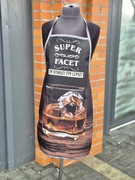 Fartuch kuchenny męski 58 x 78 cm whisky mocny ,urodziny 30, 40, 50, 60