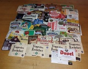 Etykiety po Piwie - Kompletne / Naklejki / Polska + Belgia / około 50