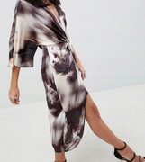 Asos Sukienka midi asymetryczna xxs