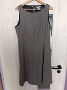 Sukienka damska bez rękawów kolor szary firma H&M rozmiar 44