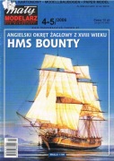 Model okrętu żaglowego z XVIII wieku HMS "Bounty"  skala 1:100