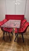 Sprzedam komplet wersalka + stół z krzesłami