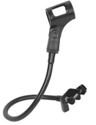 Elastyczny uchwyt biurkowy na mikrofon z zaciskiem, 360 stopni.