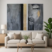 Obraz nowoczesny 150x 110 duży malarstwo współczesne 