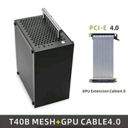 Obudowa SFF Metalfish T40 + riser PCIE 4.0
