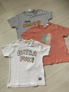 ZARA 3x koszulka t-shirt 18-24MSC 1,5-2 lata 86 92