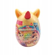 Mini Unidorables Pluszowy Jednorożec Jajko z czerwonym rogiem