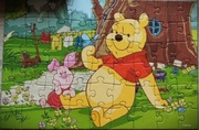 Puzzle dla dzieci Disney Winnie the Pooh. Trefl. Kubuś Puchatek. 2szt