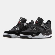 Nike Air Jordan 4 Black Canvas