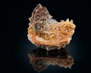 Piękny okaz gipsu, gips igiełkowy 3kolory, minerał