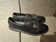 Półbuty czarne mao używane skóra ekologi na 41 